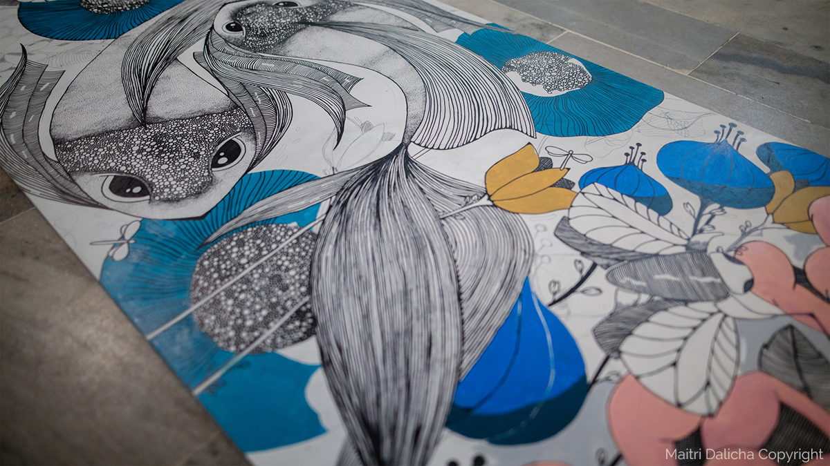 Acrylics on wood | Maitri Dalicha