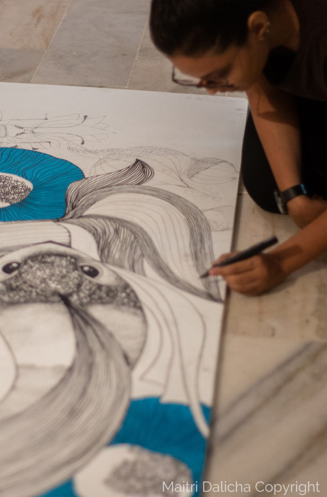 Acrylics on wood | Maitri Dalicha