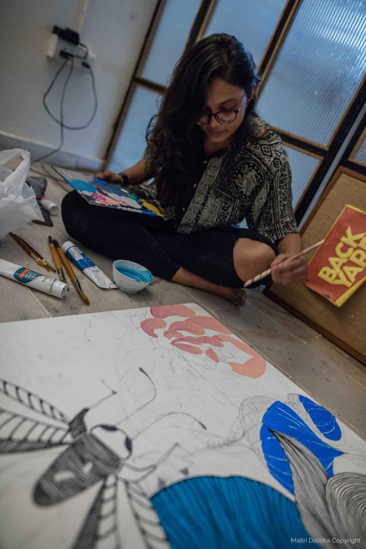 Acrylics on wood | Maitri Dalicha