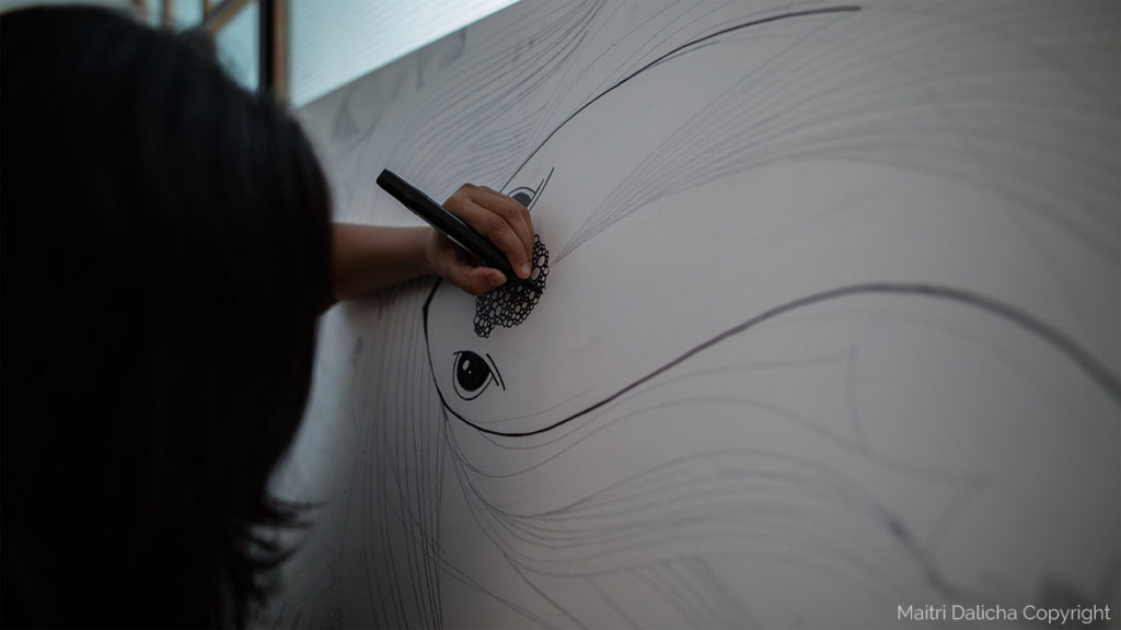 Acrylics on wood | Maitri Dalicha