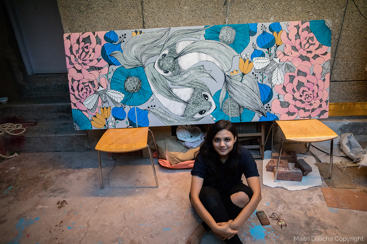 Acrylics on wood | Maitri Dalicha