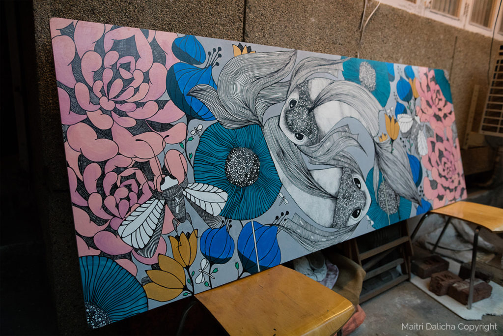 Acrylics on wood | Maitri Dalicha