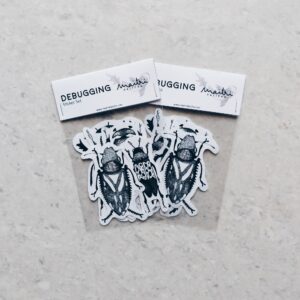 debugging sticker set | Maitri Dalicha