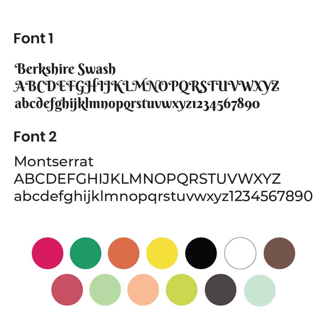 Colors and Fonts | Indianama 2018 | Maitri Dalicha