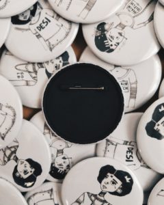 Women20XX Button Pins | Maitri Dalicha
